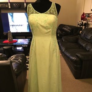 Mint green beaded dress
